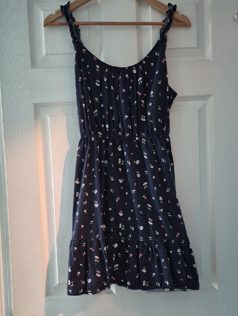 Banana Republic Navy Floral Summer Dress
